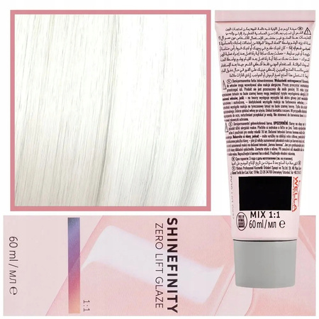 Farba do włosów - Wella Shinefinity 60 ml 00/00 Clear Profesjonalna