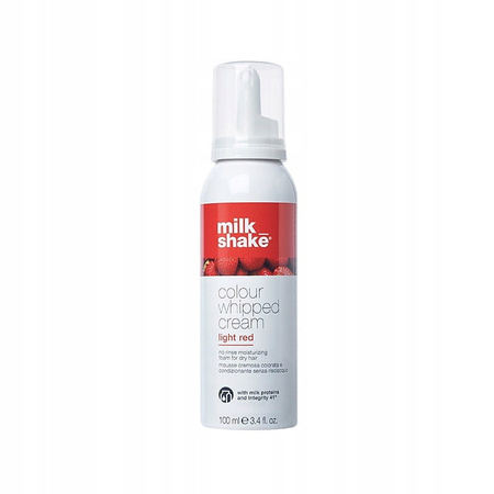 Pianka koloryzująca - Milk Shake Col Whipped Cream LIGHT RED 100ml